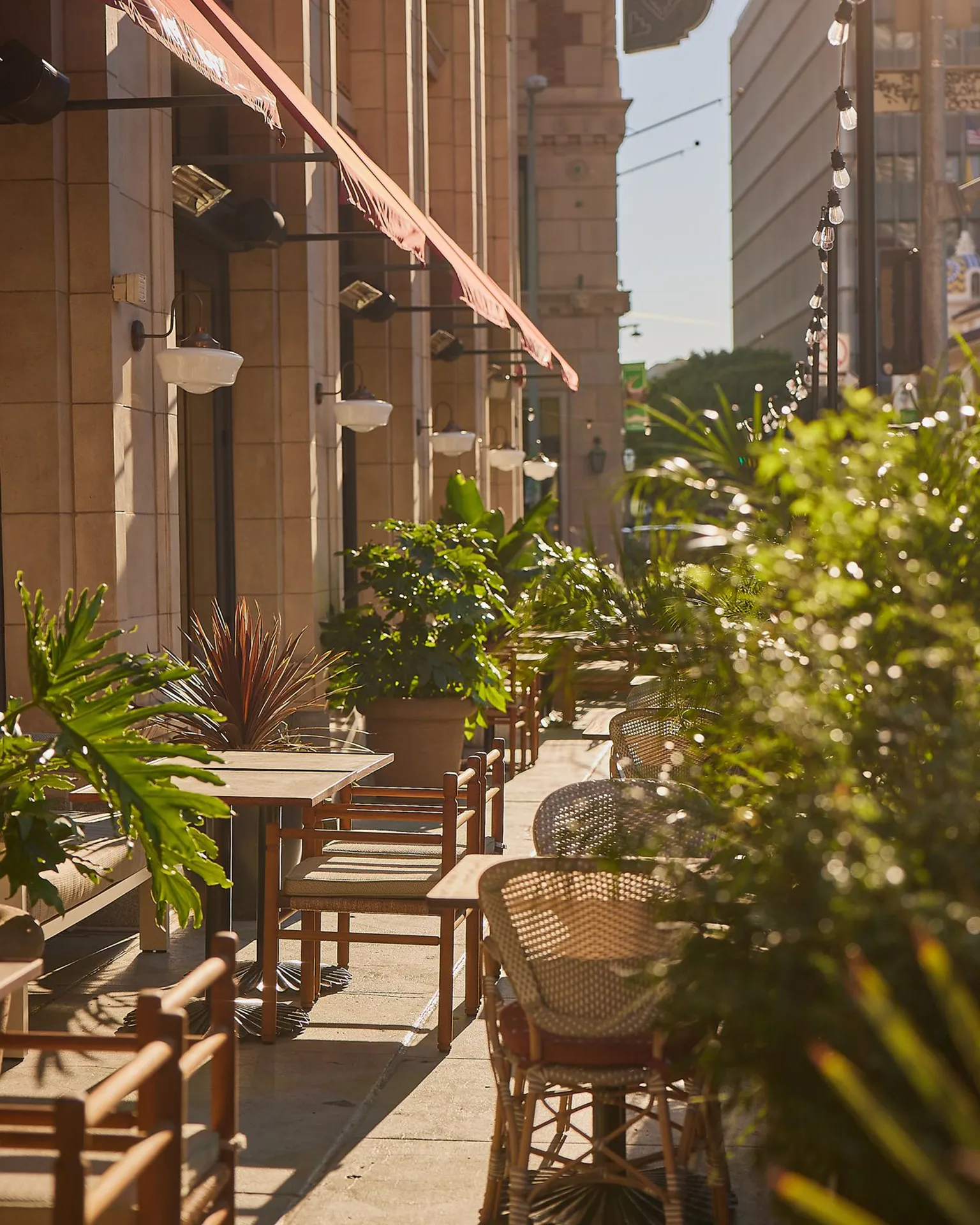 
Outside patio of Cafe Basque